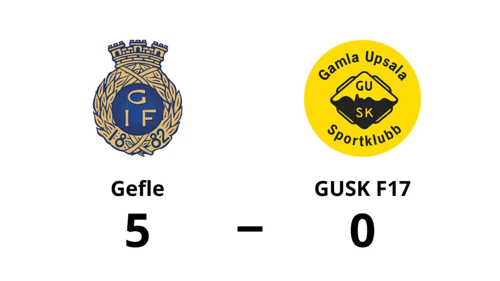 Gefle IF FF vann mot GUSK F17