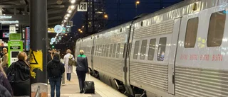 Trubbel i tågtrafiken – spårfel försenar tågen