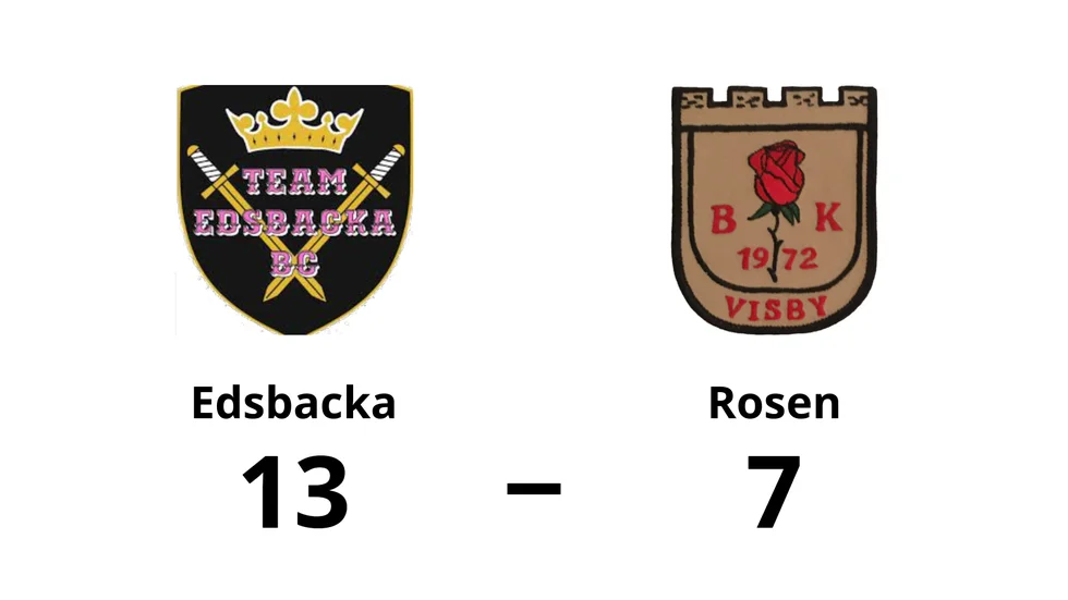 Team Edsbacka BC vann mot BK Rosen