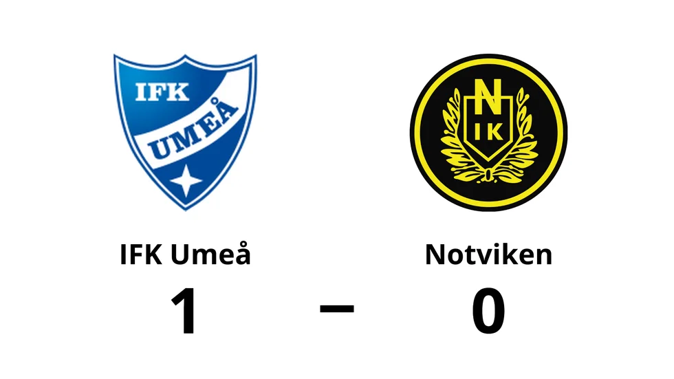 IFK Umeå vann mot Notviken