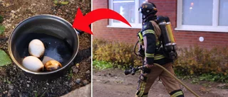 Skulle göra ägg – blev hårdkokt