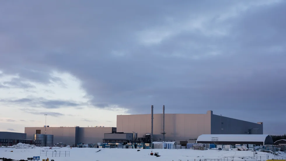 Northvolts batterifabrik i Skellefteå
