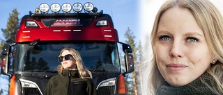 Lastbilsprofilen Amanda om hatet: "För mycket" • Vändningen