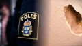 Gapade och skrek – skrapade med kniv i trapphus