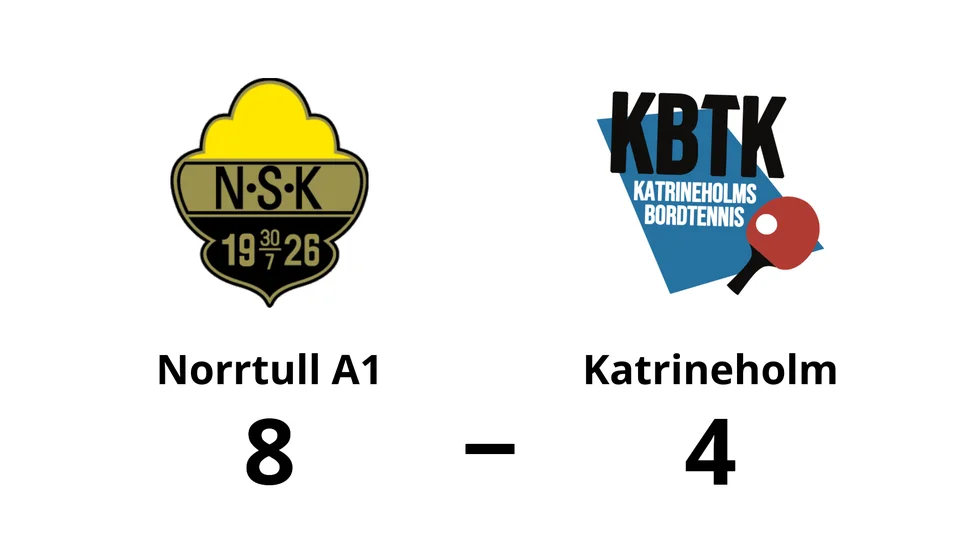 Norrtulls SK A1 vann mot Katrineholms BTK
