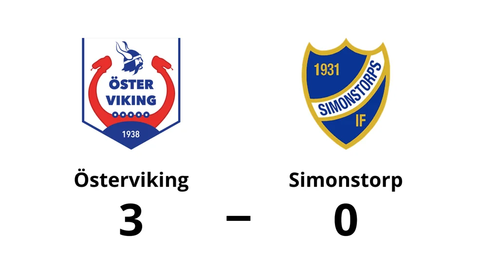 IK Österviking vann mot Simonstorps IF