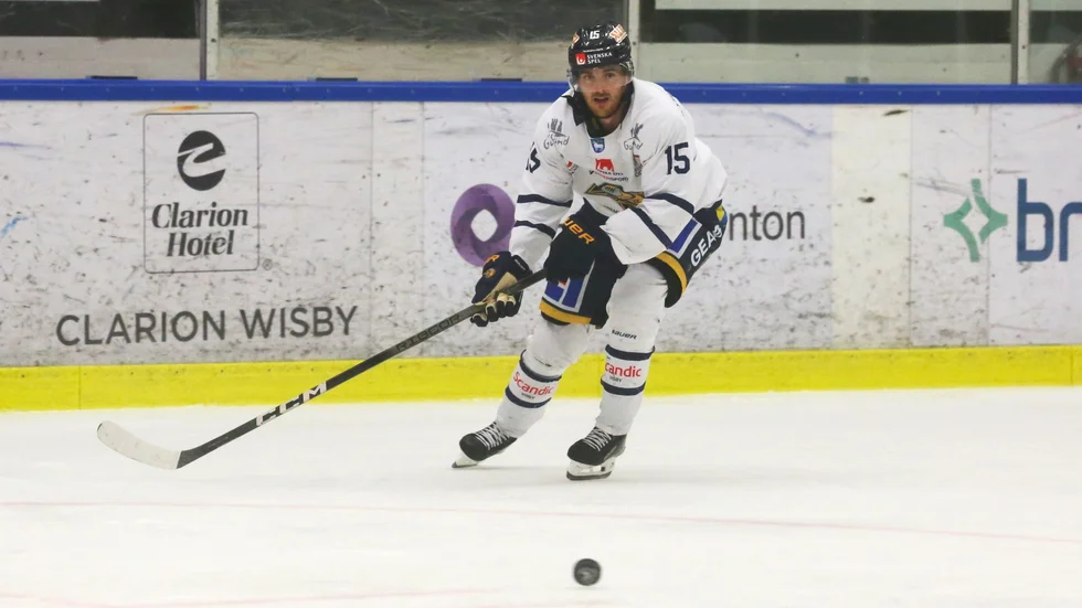 Visby Romas Alexander Bjurström avgjorde straffläggningen.
