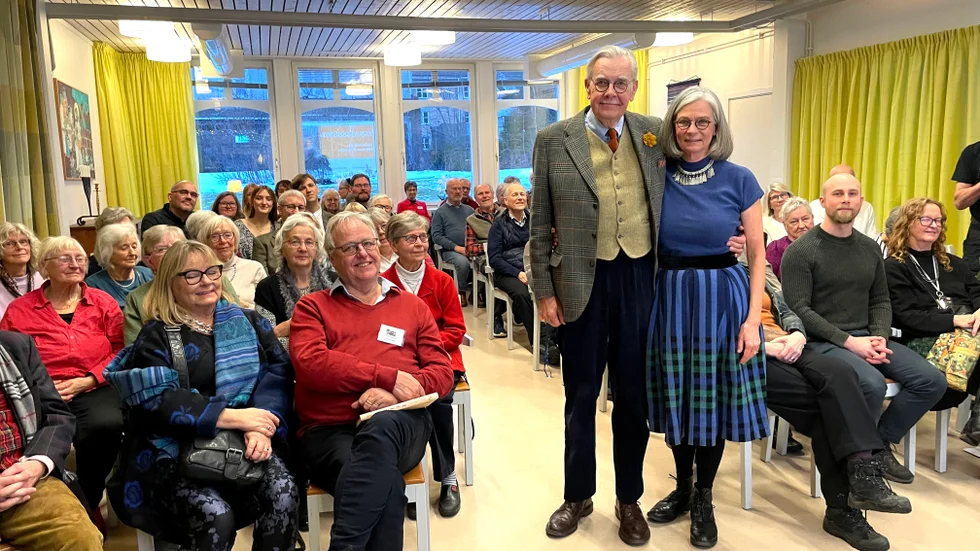 Vintageparet Ingemar Albertsson och Anne-Marie Lindstedt är ett otidsenligt par, helt i takt med sin tid. "Jag har 84 000 följare på Insta, mest män i 30-årsåldern", säger han.