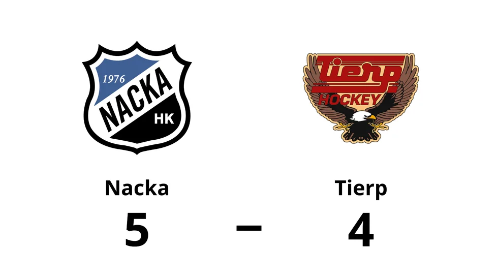 Nacka HK vann mot Tierps HK