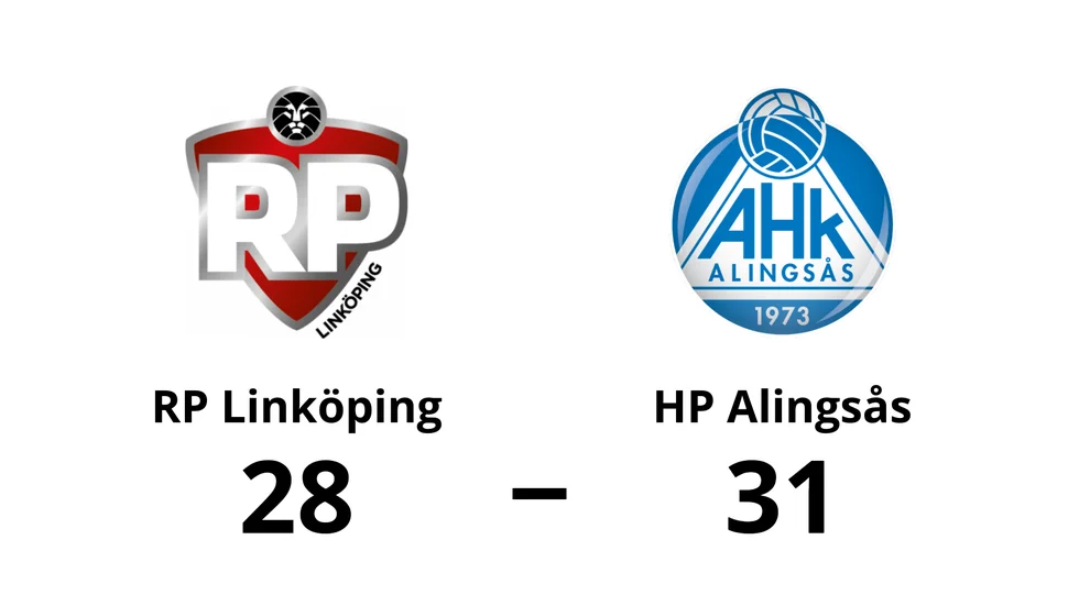 RP Linköping förlorade mot HP Alingsås