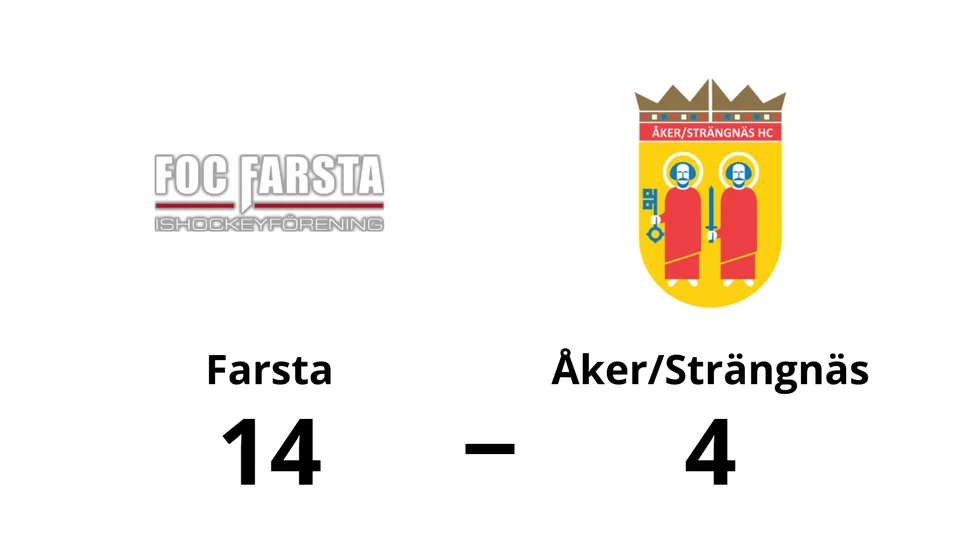 FOC Farsta IF vann mot Åker/Strängnäs HC