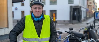 LIVE: Så är det att ta sig fram på cykel i Västervik just nu
