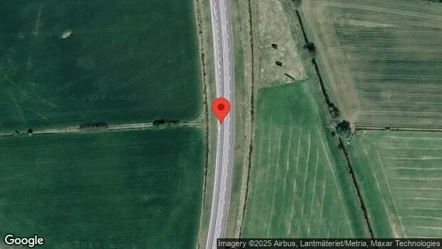 Singelolycka orsakar stopp på väg 50