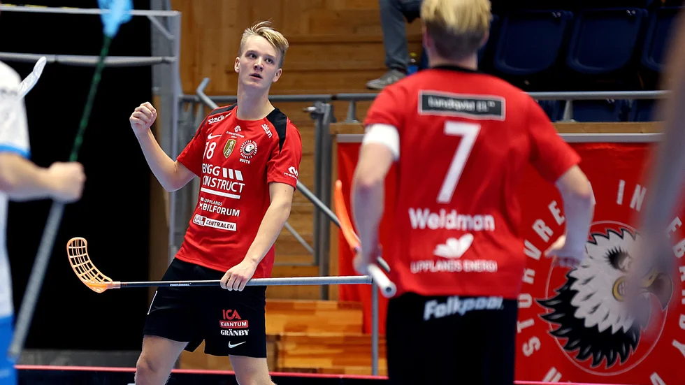 Hampus Nydenfeldt, här i en tidigare Storvretamatch, hade all anledning att jubla på torsdagskvällen. Ännu en gång ska tilläggas.