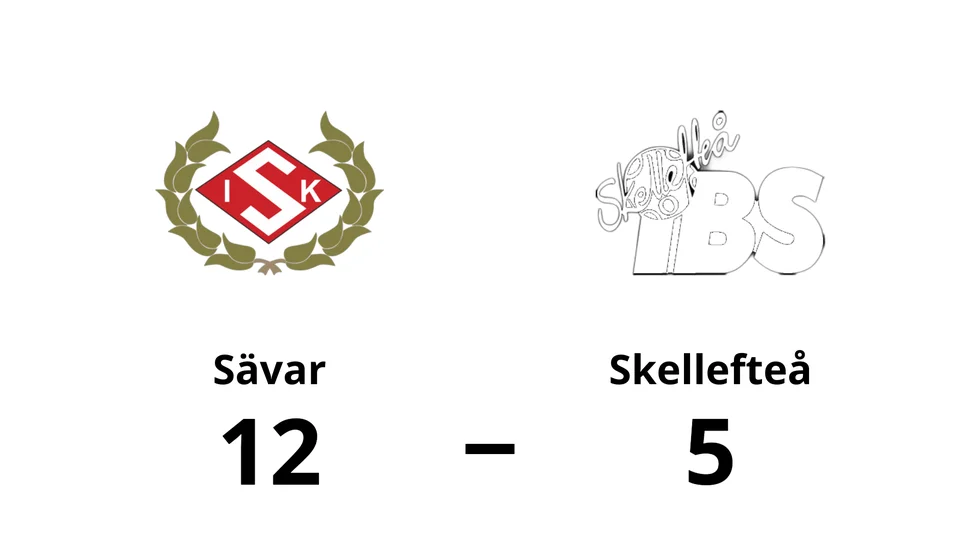 Sävar IBF vann mot Skellefteå IBS