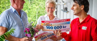 Nyblivna pensionären Liselotte överraskades med storvinst