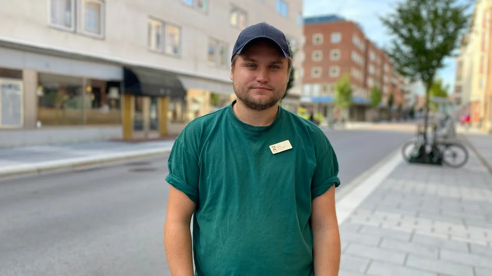 "Jag tror de flesta vet att man inte får köra här", säger Carl Eriksson.