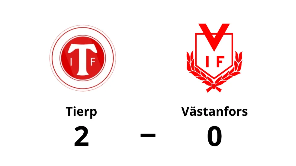 Tierps IF vann mot Västanfors