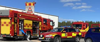 En person förd till sjukhus – olycka på väg 55 