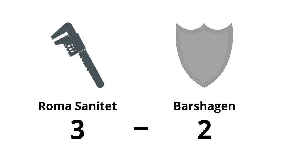 Roma Sanitet vann mot Barshagen Bois