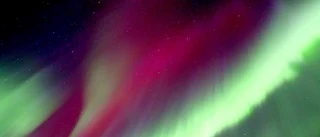 Vackert norrsken fångades på bild 