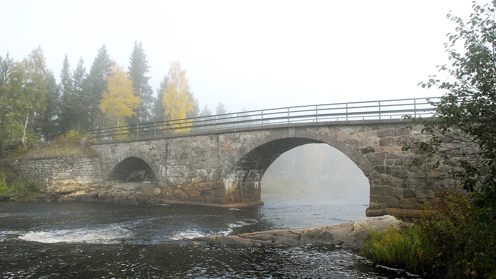 Bilden på rastplatsen Stenbron, vid E10 utanför Gällivare, togs i anslutning till att Carolin Stenvall försvunnit.