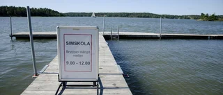 Inställda simlektioner vid havsbad