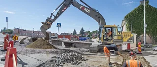 Månader kvar av rondellbygget
