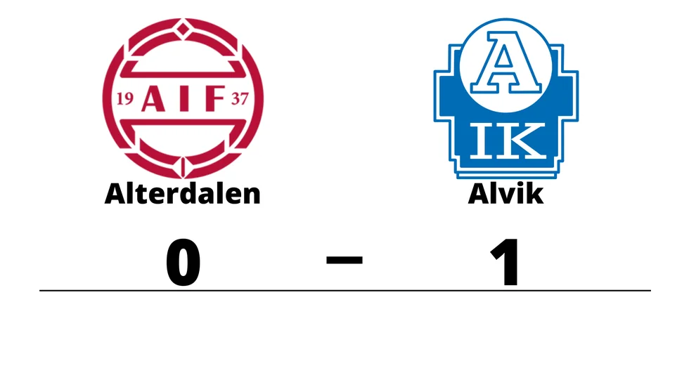 Alterdalens IF förlorade mot Alviks IK