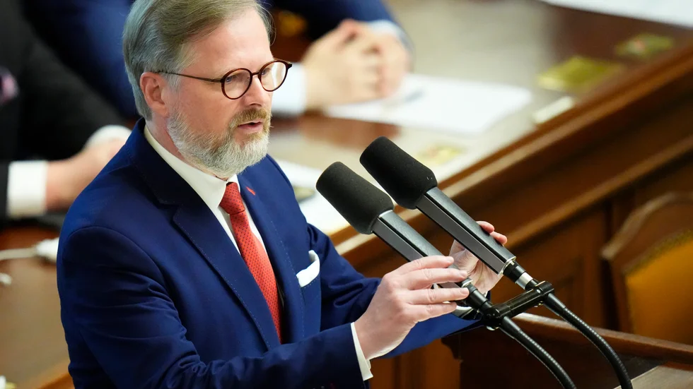 Tjeckiens premiärminister Petr Fiala kommer att stå i centrum för EU-politiken under hösten då tjeckerna är ordförandeland i EU:s ministerråd. Arkivfoto.