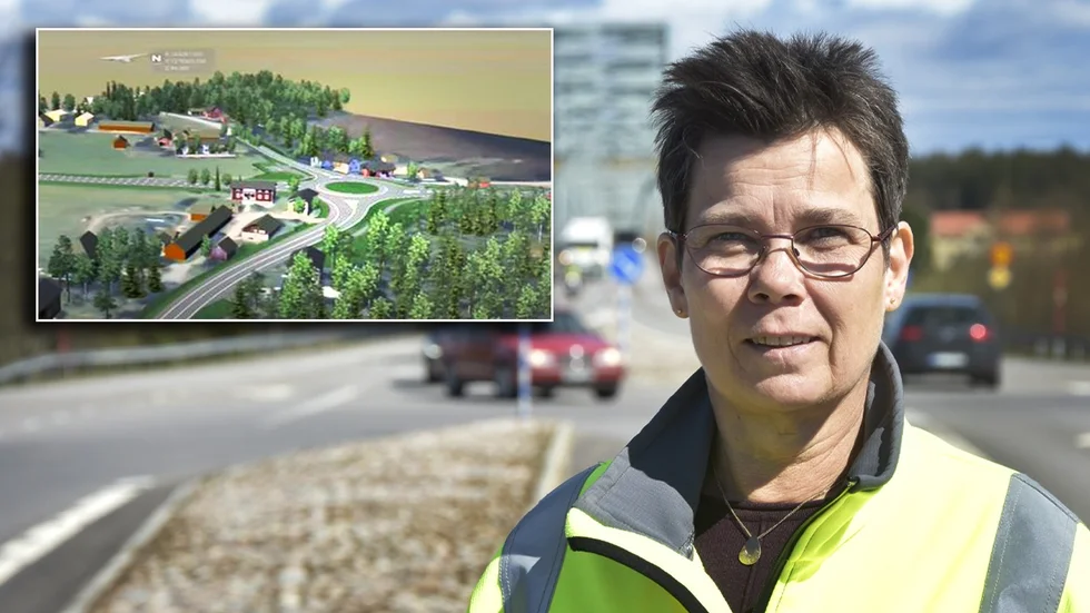 Trafikverket bygger ny cirkulationsplats i Gäddvik