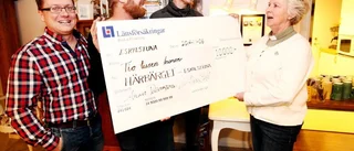 Skön gåva till bättre behövande