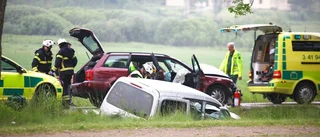 56-årig man svårt skadad efter olycka
