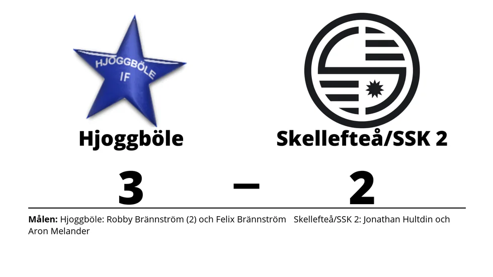 Hjoggböle IF vann mot Skellefteå FF/SSK 2