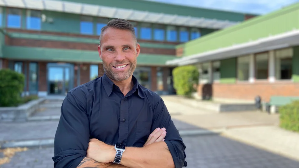 Björn Eklöf, föreläsare på Säkerhetsakademien, besökte Mariefreds skola under torsdagen.