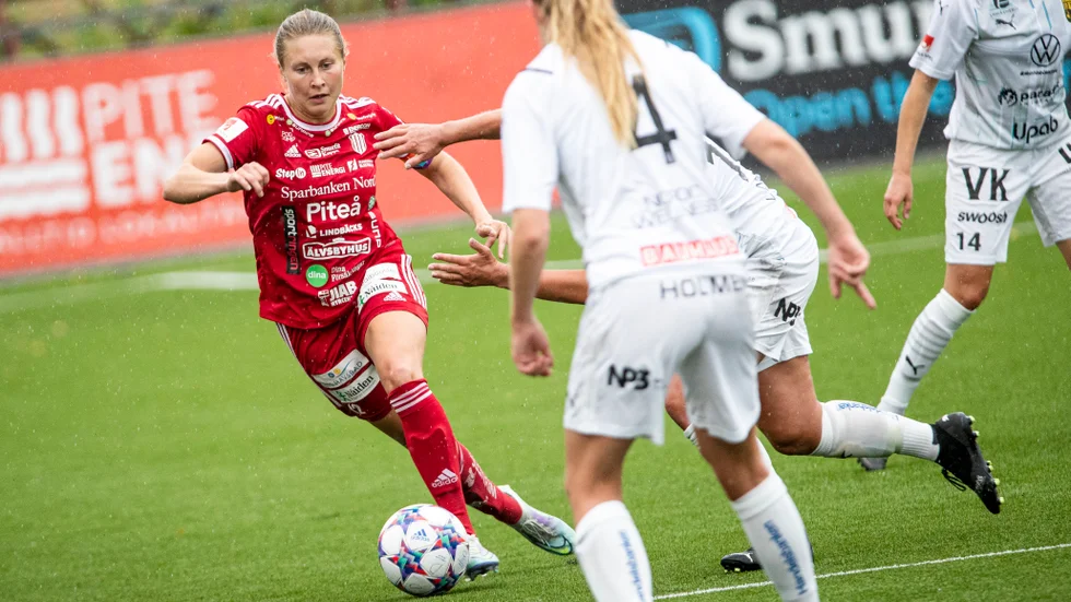 Fanny Andersson är en av tre spelare i Piteå IF som får en femma i betyg.