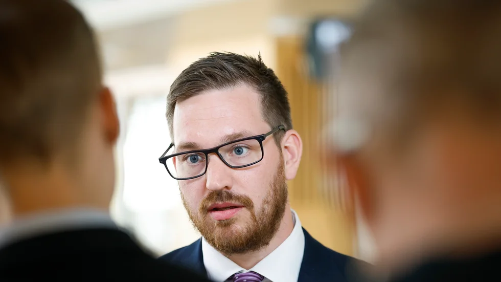 Vänsterpartiets utrikespolitiske talesperson Håkan Svenneling (V). Arkivbild.