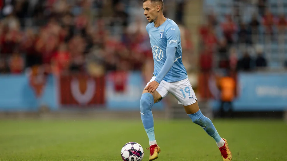 Veljko Birmancevic blev målskytt för Malmö. Arkivbild.