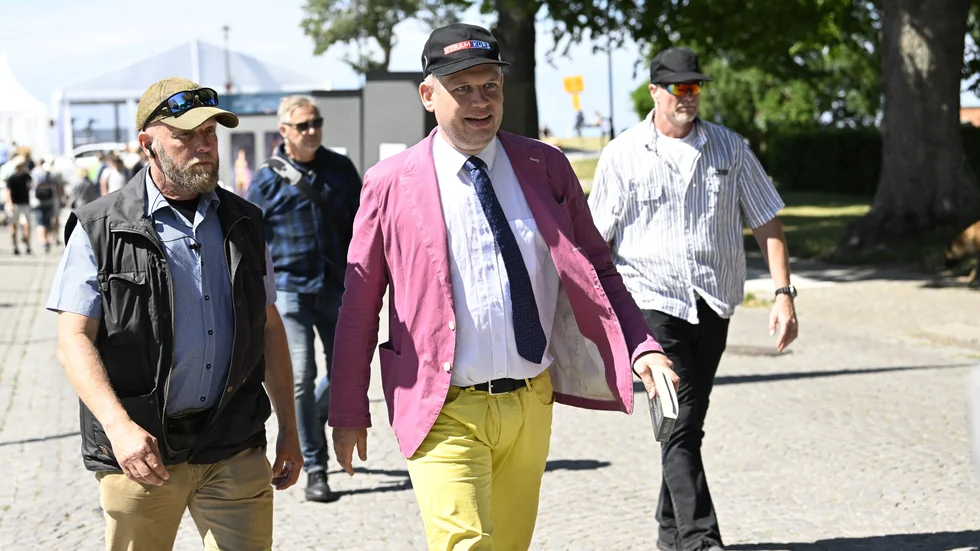 Paludan i Visby och på Almedalsveckan. 