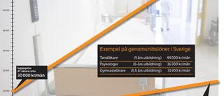 "Jag har tre olika jobb"