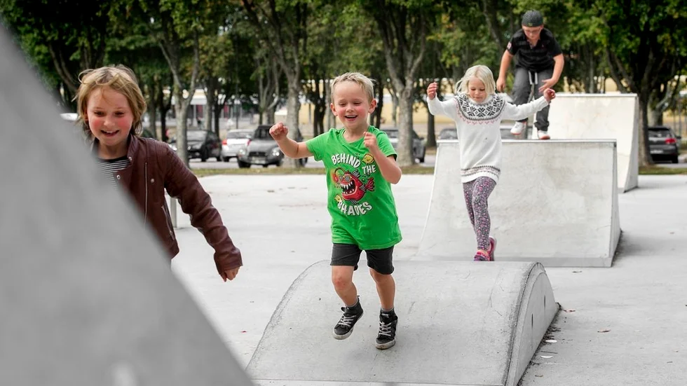 Skateparken fotograferad 2016. Nu övergår den i kommunal ägo.