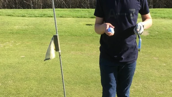 Marcus Bondesson slog till med ett hole-in-one på Mälarbadens GK.