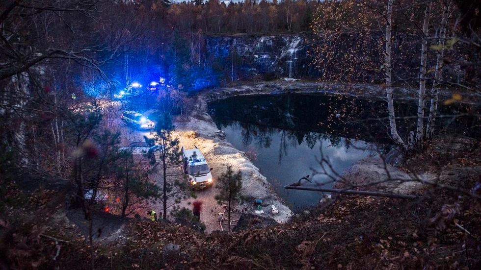 2015 försvann en dykare under utbildning från sitt dyksällskap i en av gångarna i kalkbrottet. Efter en timme hittades han och kunde räddas av räddningstjänsten.
