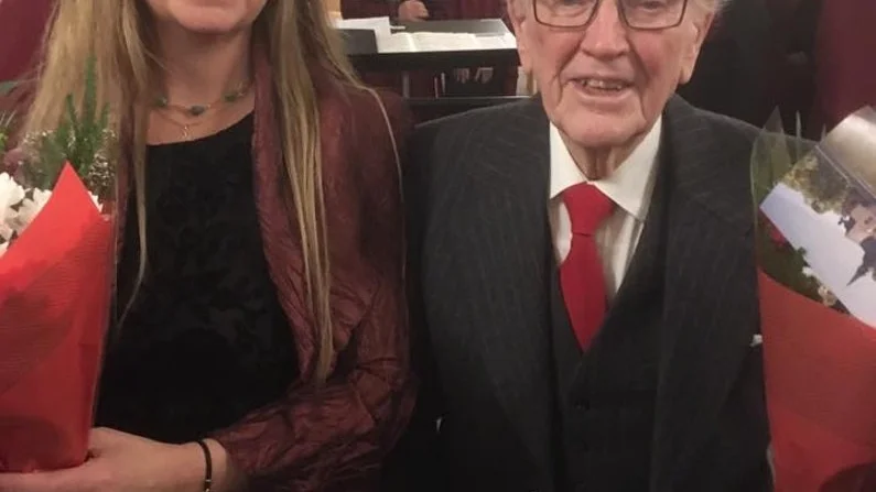 Solisterna Helene Lundkvist Lontos och Holger Peterson fick stora ovationer på juldagens konsert i Fors kyrka.