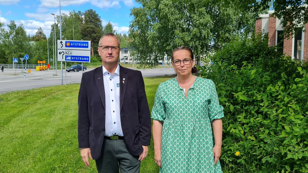 Både förstanamnet Tomas Egmark och andranamnet Anna Lundberg blev personvalda för Socialdemokraterna i Älvsbyn. (Arkivbild)