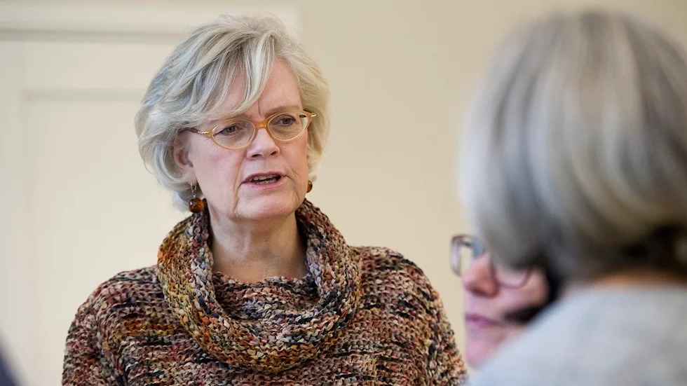 Svenskt Näringslivs vd Carola Lemne besökte Nyköping under torsdagen.