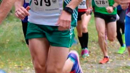 Christoffer Björnqvist Lundgren sprang en kvart sämre än personliga rekordet och fick kramp med 15 km kvar, men tyckte ändå att det var kul i värmen. Arkivfoto: Ronny Falck