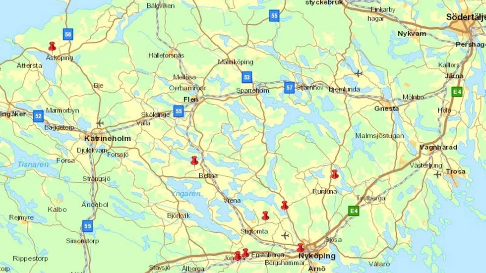 Här har den senaste tidens stölder ägt rum i länet.