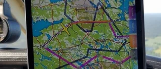 Flyg i luften när brandrisken är hög