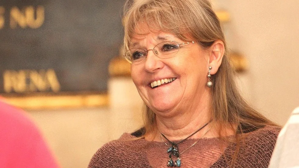 Gun-Britt Solberg är ordförande i styrelsen för Flens kyrkokör.